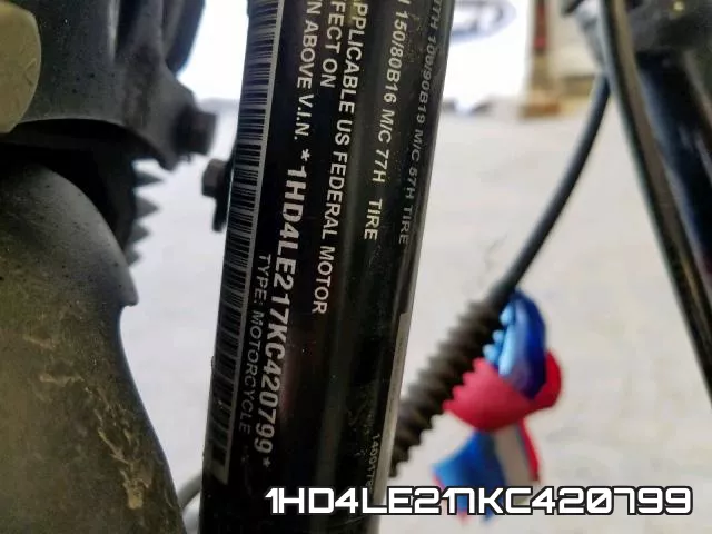 1HD4LE217KC420799 фото 2