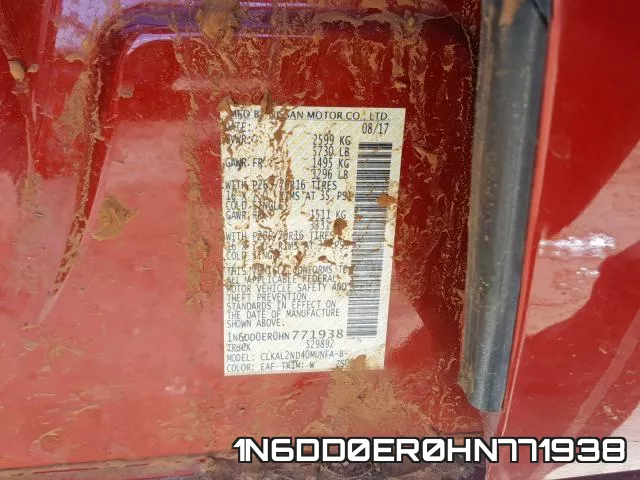 1N6DD0ER0HN771938 фото 2