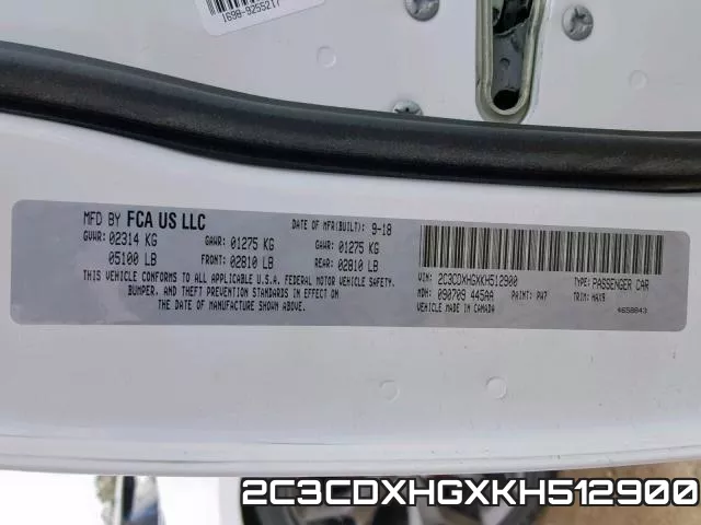 2C3CDXHGXKH512900 фото 2