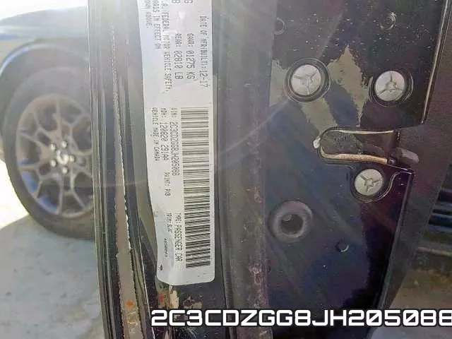 2C3CDZGG8JH205088 фото 2