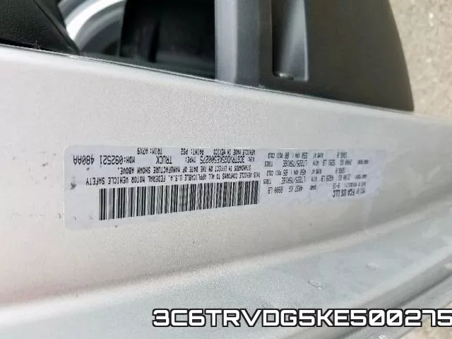 3C6TRVDG5KE500275 фото 2