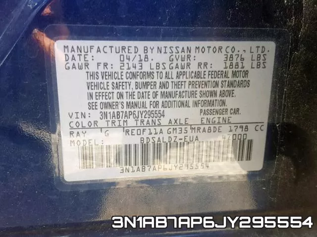 3N1AB7AP6JY295554 фото 2
