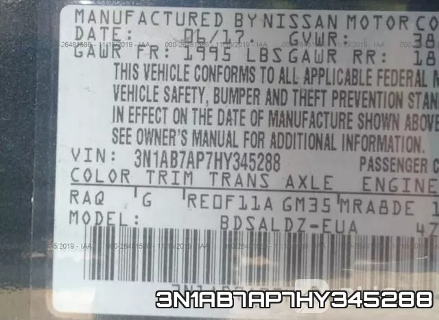 3N1AB7AP7HY345288 фото 10