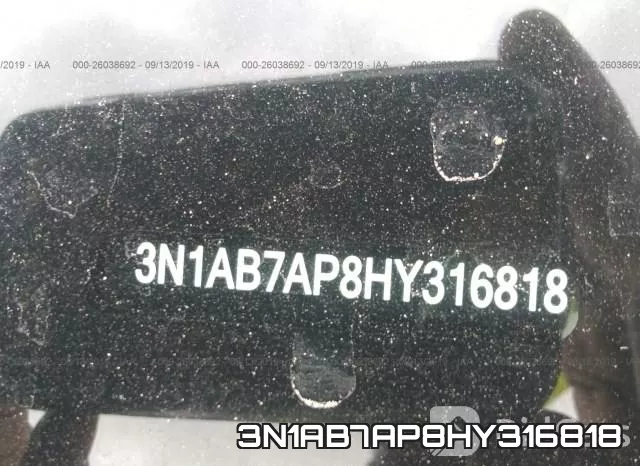 3N1AB7AP8HY316818 фото 10