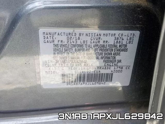 3N1AB7APXJL629842 фото 2