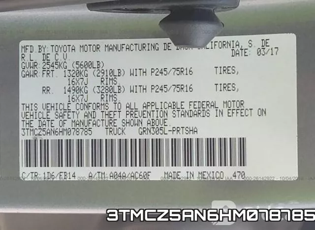 3TMCZ5AN6HM078785 фото 10