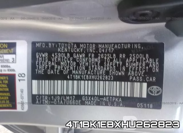 4T1BK1EBXHU262823 фото 10