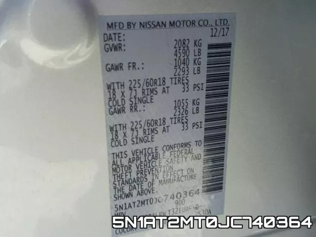 5N1AT2MT0JC740364 фото 2