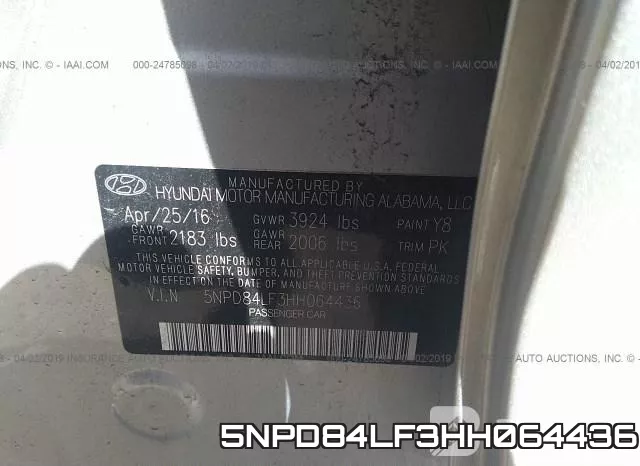 5NPD84LF3HH064436 фото 10