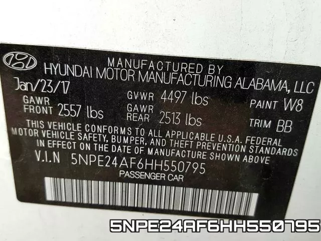 5NPE24AF6HH550795 фото 2