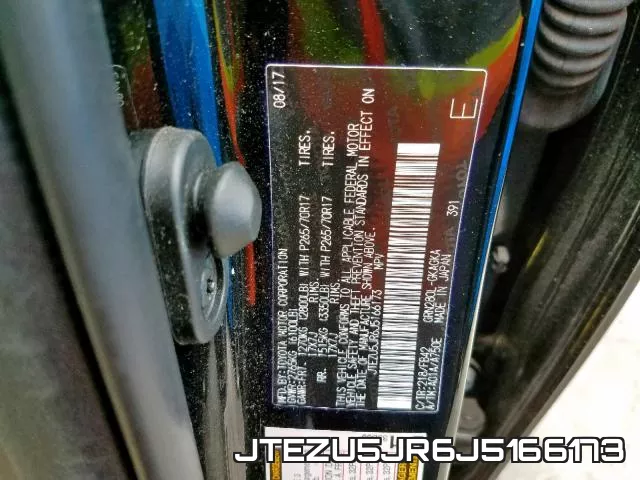 JTEZU5JR6J5166173 фото 2
