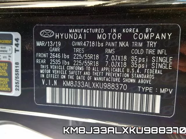 KM8J33ALXKU988370 фото 2