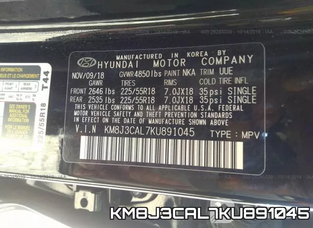 KM8J3CAL7KU891045 фото 10