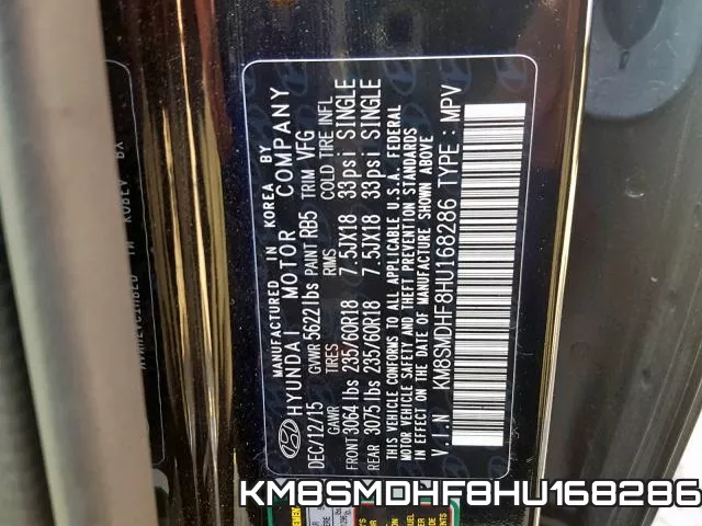 KM8SMDHF8HU168286 фото 2