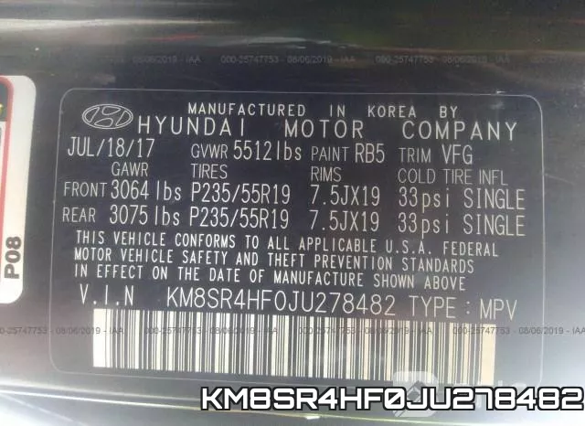 KM8SR4HF0JU278482 фото 10