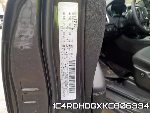 1C4RDHDGXKC806334 фото 2