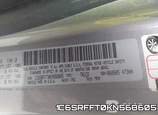 1C6SRFFT0KN568605 фото 10