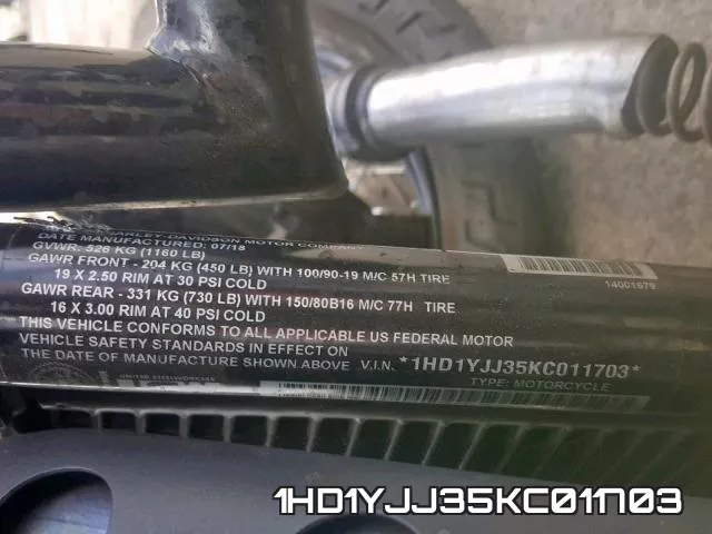 1HD1YJJ35KC011703 фото 2