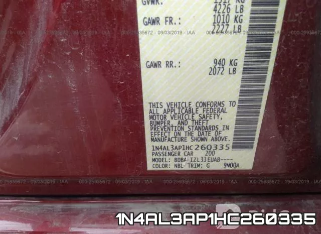 1N4AL3AP1HC260335 фото 10