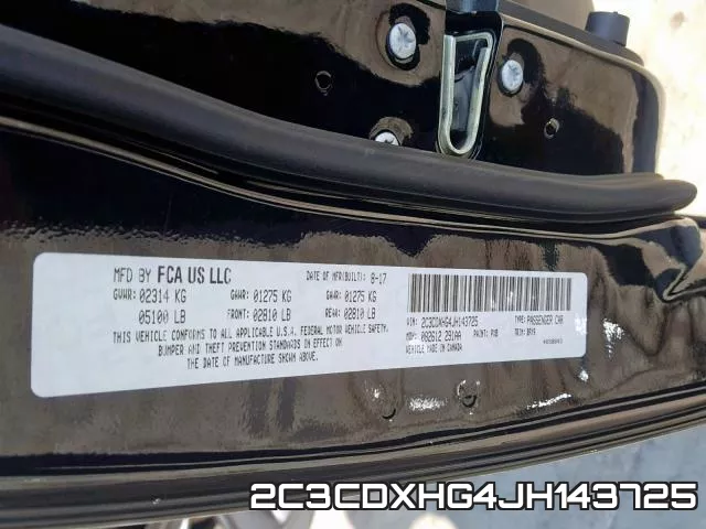 2C3CDXHG4JH143725 фото 2