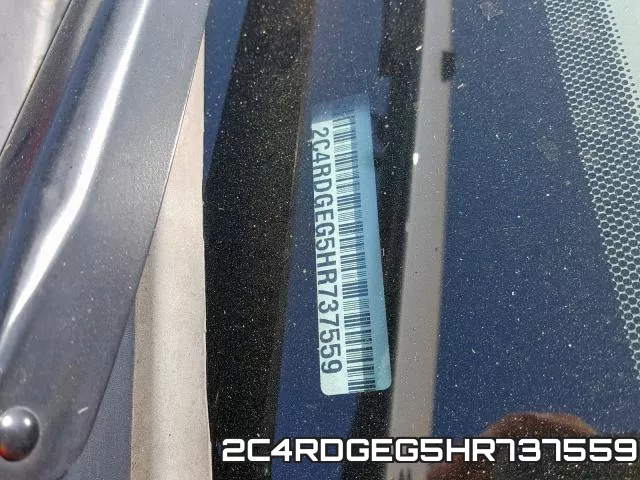 2C4RDGEG5HR737559 фото 2