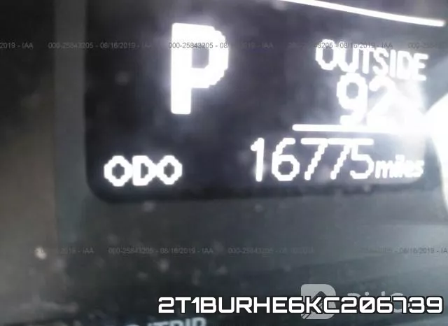 2T1BURHE6KC206739 фото 8