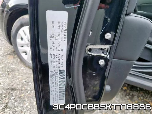 3C4PDCBB5KT778836 фото 2