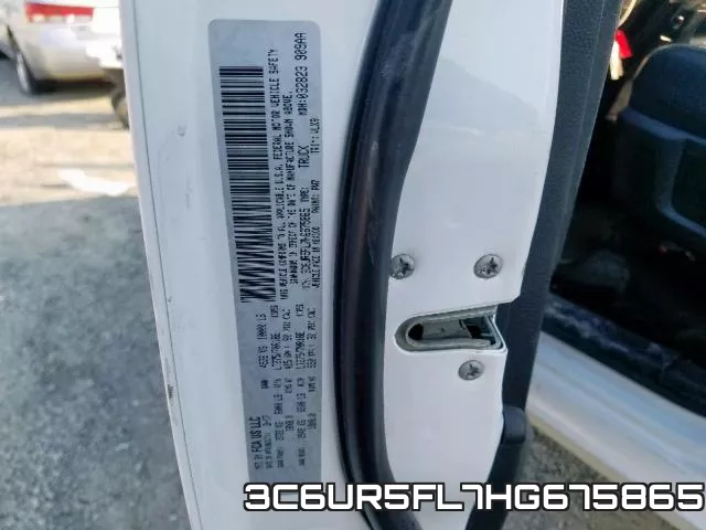 3C6UR5FL7HG675865 фото 2