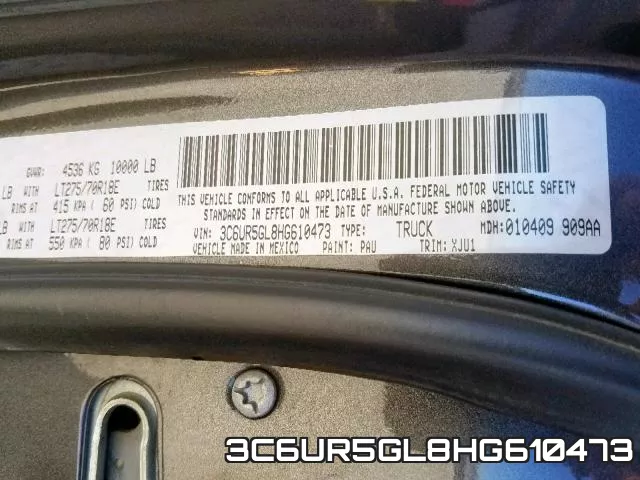 3C6UR5GL8HG610473 фото 2