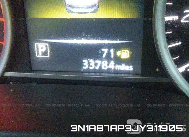 3N1AB7AP3JY311905 фото 8