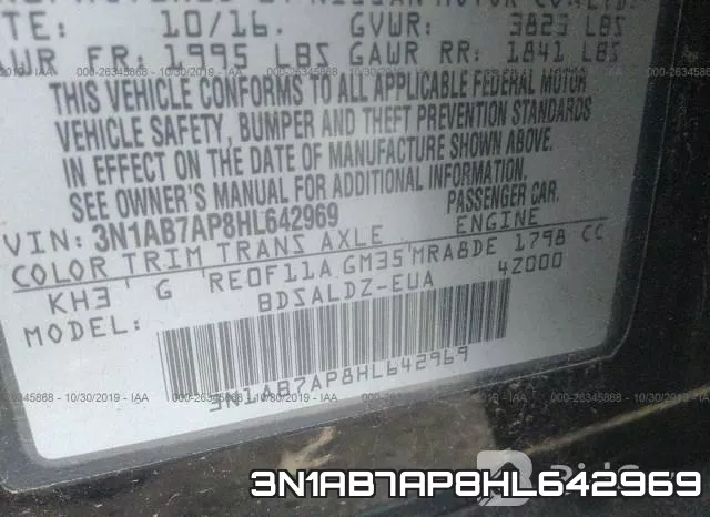 3N1AB7AP8HL642969 фото 9