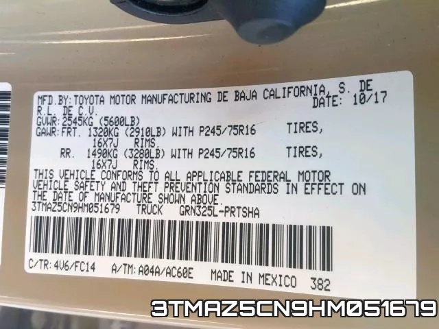 3TMAZ5CN9HM051679 фото 2