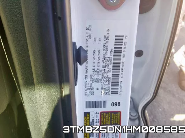 3TMBZ5DN1HM008585 фото 2