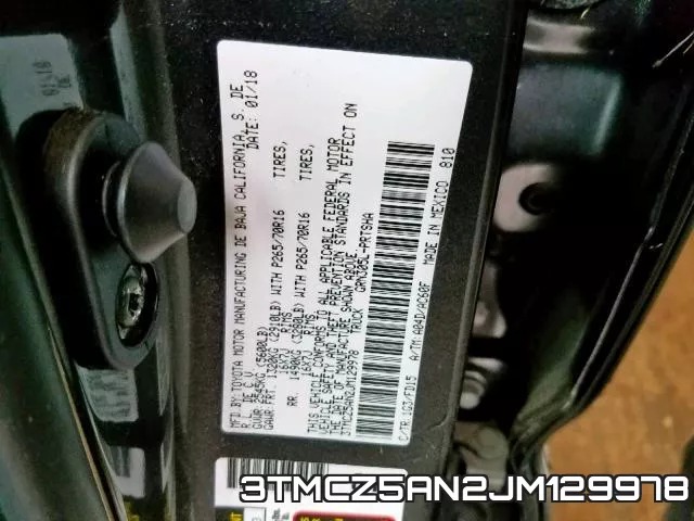 3TMCZ5AN2JM129978 фото 2