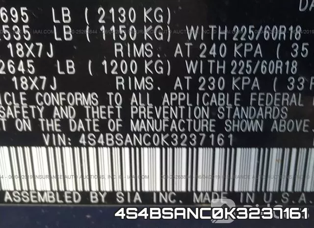 4S4BSANC0K3237161 фото 10