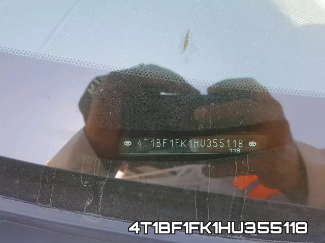 4T1BF1FK1HU355118 фото 2