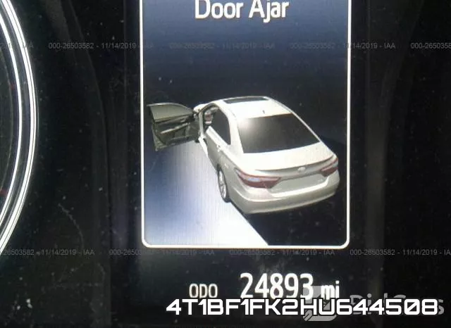 4T1BF1FK2HU644508 фото 8