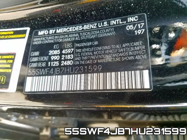 55SWF4JB7HU231599 фото 2