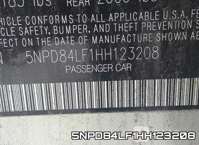 5NPD84LF1HH123208 фото 9