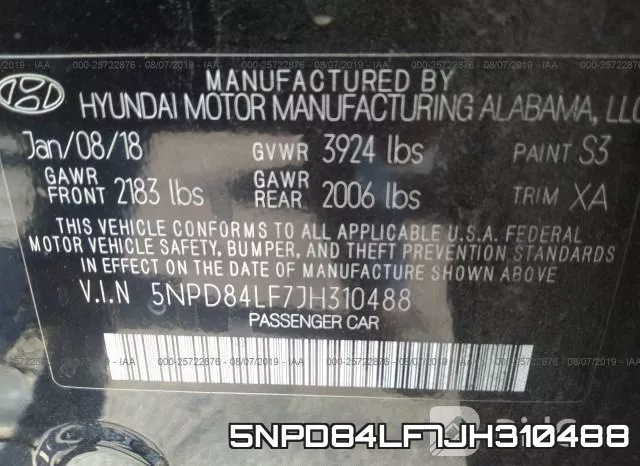 5NPD84LF7JH310488 фото 10