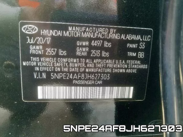 5NPE24AF8JH627303 фото 2