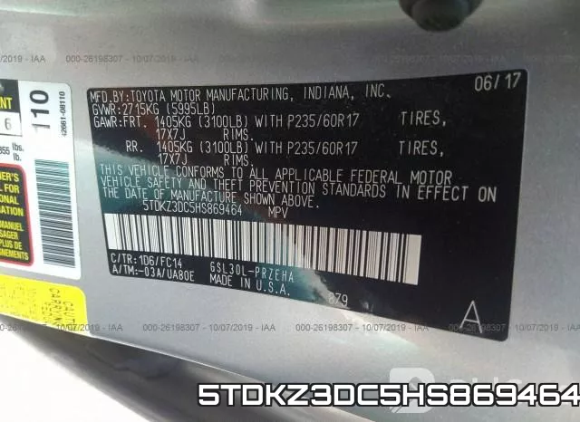 5TDKZ3DC5HS869464 фото 10