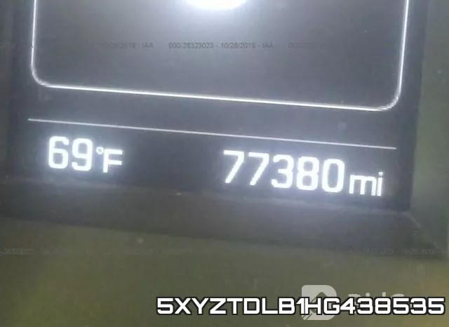 5XYZTDLB1HG438535 фото 8