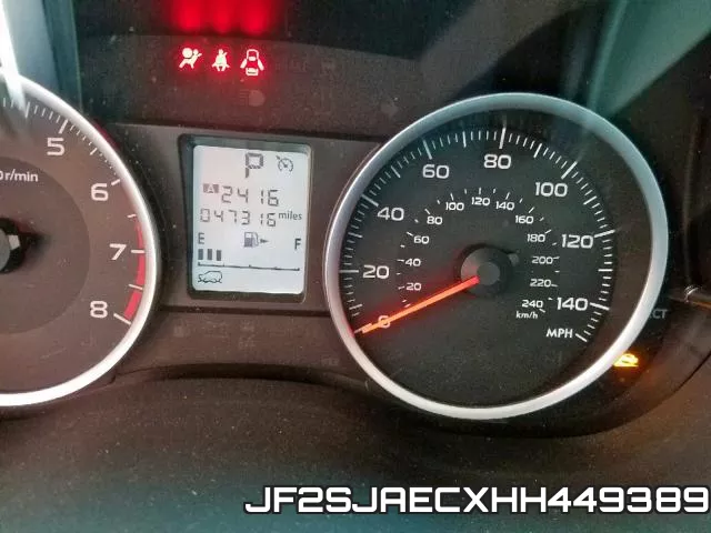 JF2SJAECXHH449389 фото 9