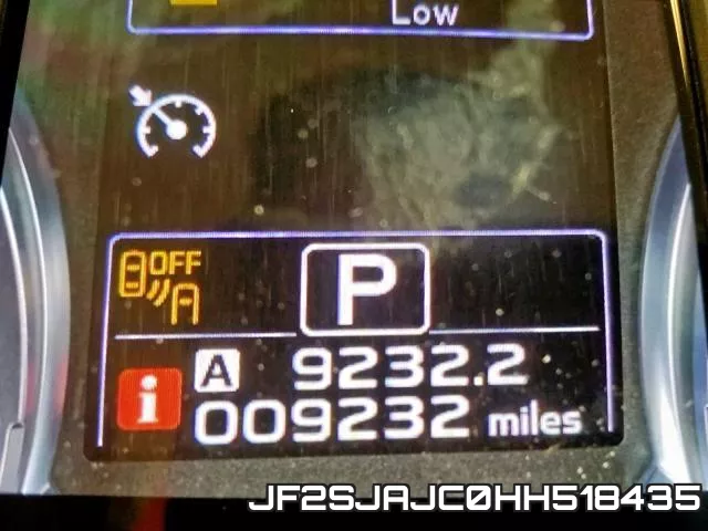 JF2SJAJC0HH518435 фото 9