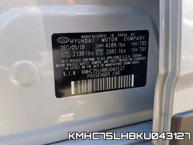 KMHC75LH8KU043127 фото 2
