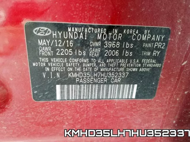 KMHD35LH7HU352337 фото 2