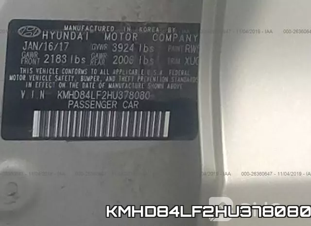 KMHD84LF2HU378080 фото 10