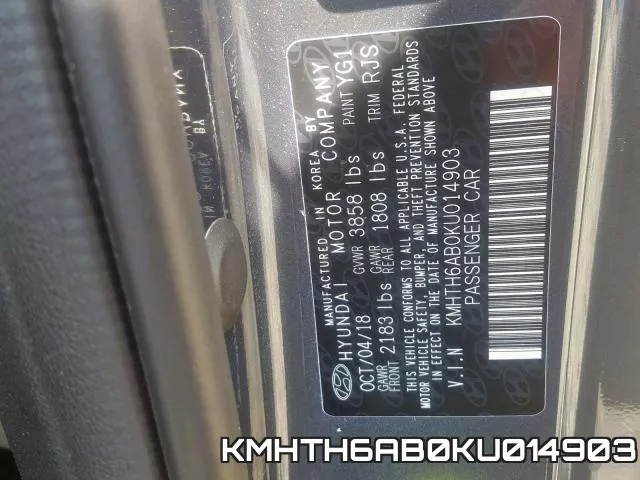 KMHTH6AB0KU014903 фото 2