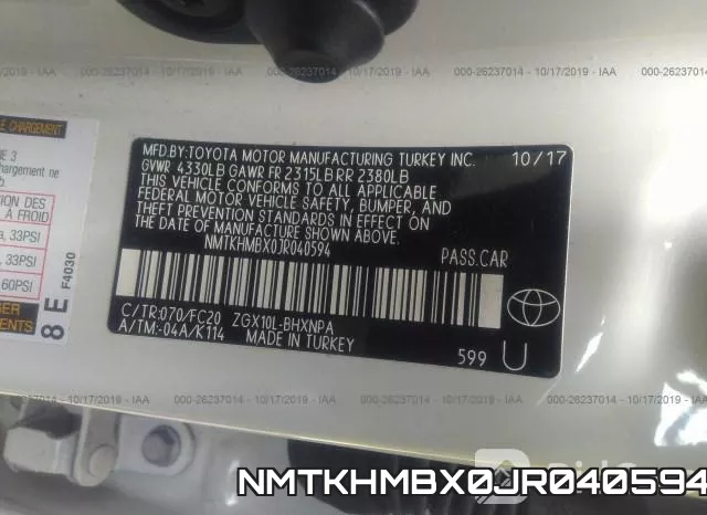 NMTKHMBX0JR040594 фото 10
